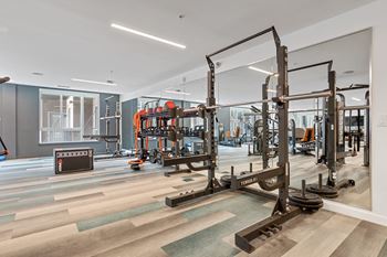 2 -Story fitness center with cardio equipment & yoga deck